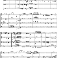 String Quartet No. 19, Movement 3 - Score