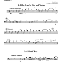 Three Lassen Songs - Trombone 1