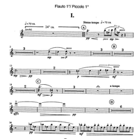 5 Frammenti sinfonici - Flute 1 & Piccolo