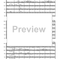 March from "Second Suite in F for Military Band" - Score