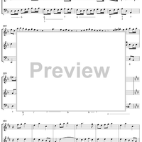 Suite in D Major, Op. 1, No. 4 - Score