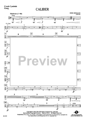 Caliber - Crash Cymbals/Gong