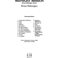 Midnight Mission - Score Cover