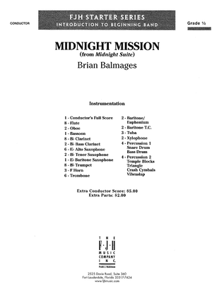 Midnight Mission - Score Cover