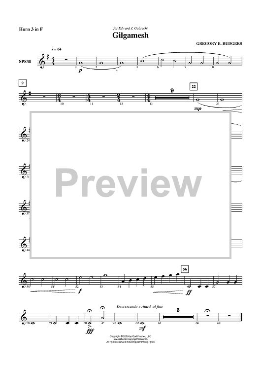 Gilgamesh - Horn in F 3
