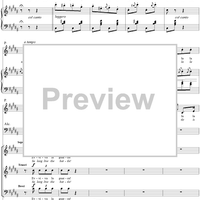 La forza del destino, Act 2, No. 7, Recit. and Canzona. "Viva la guerra!" and "Al suon del tamburo" - Score