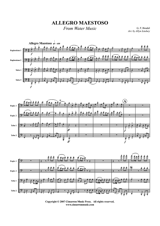 Allegro Maestoso - Score