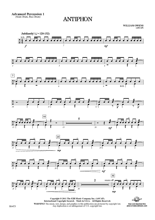 Antiphon - Advanced Percussion 1