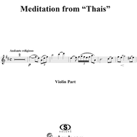 Meditation from "Thaïs" - Violin