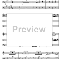 String Trio Bb Major D581A - Score