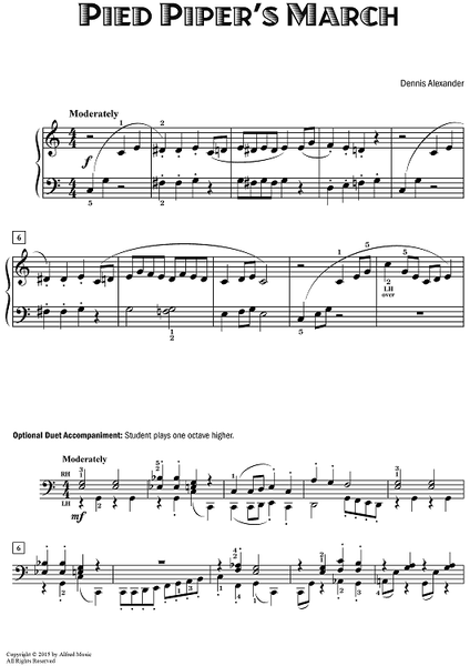 The Pied Piper - Piano Solo - Digital Sheet Music