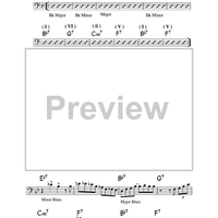 The Blues Scales - Bass clef Instruments