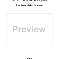 Ave verum Corpus "Jesu, Word of God's Incarnate," K618