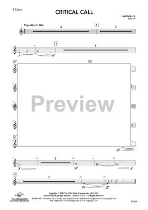 Critical Call - F Horn