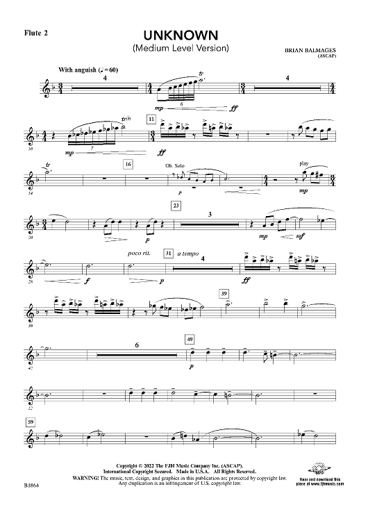 Unknown (Medium Level Version) - Flute 2