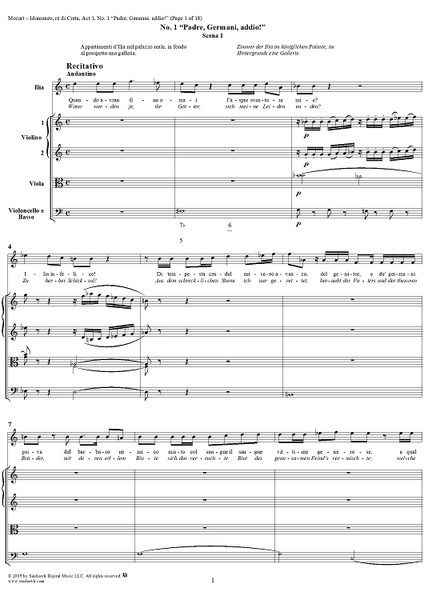 Idomeneo, rè di Creta, Act 1, No. 1 