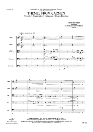 Themes From Carmen - Score