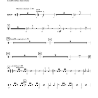 From This Valley - Percussion 1