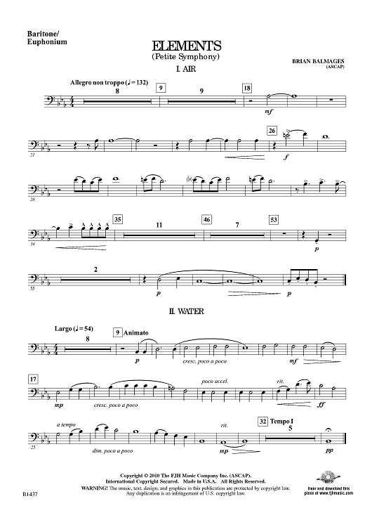 Elements (Petite Symphony) - Baritone/Euphonium