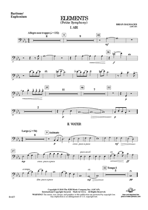 Elements (Petite Symphony) - Baritone/Euphonium