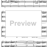 String Trio Bb Major D581A - Score