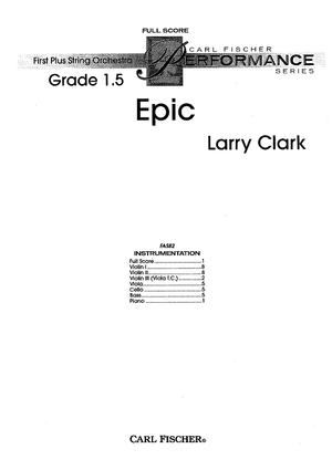 Epic - Score Cover