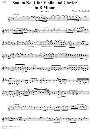 Violin Sonata No. 1 - Violin