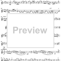 Violin Duet No. 10 in A Major from "Twelve Easy Duets", Op. 10 - Violin 1