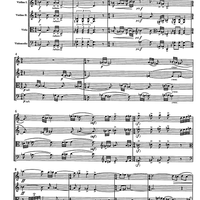 2. Gudacki kvartet (string quartet) - Score