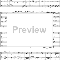 String Quartet No. 19, Movement 4 - Score