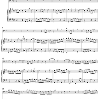 Sonata No. 1 in G Major, Movement 4 - Piano Score