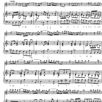 Sonata d minor - Score