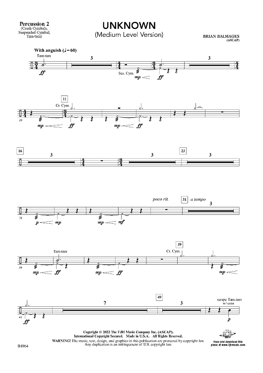 Unknown (Medium Level Version) - Percussion 2