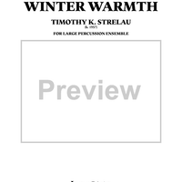 Winter Warmth - for Large Percussion Ensemble - Score