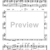 Gigue - from Suite #3 in D Major - Keyboard or Guitar