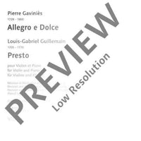 Allegro e Dolce/Presto