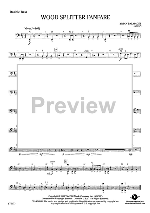 Wood Splitter Fanfare - Double Bass