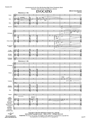 Evocatio - Score