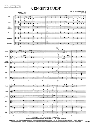 A  Knight's Quest - Score