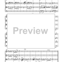 Allegro - from The Water Music - Score