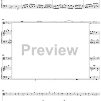 Sonata No. 1 in G Major, Movement 4 - Piano Score