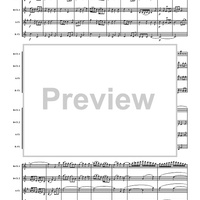 Allegro from "String Quartet 17" - Score