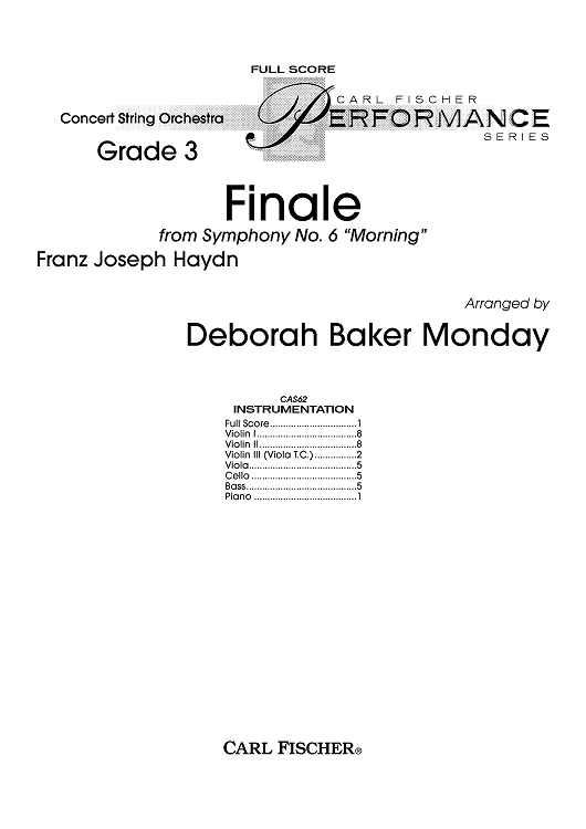 Finale - Score