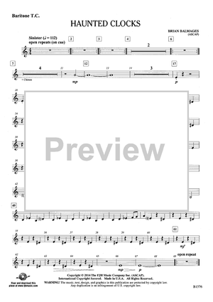 Haunted Clocks - Baritone TC