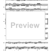 Three Sonatas, BWV 1027-1029 - Piano Score