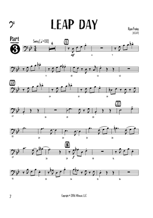 Leap Day - Bass Clef Instruments Part 3