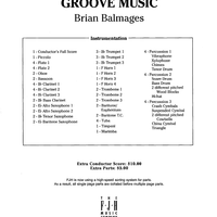 Groove Music - Score Cover