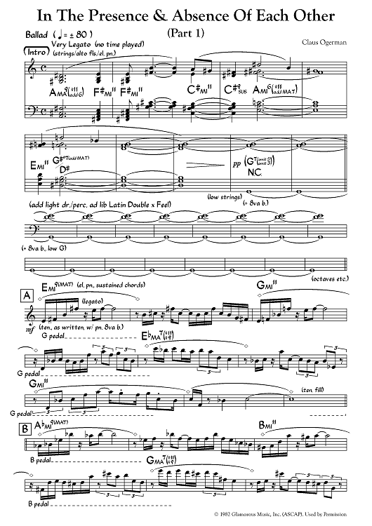 In the Presence & Absence of Each Other (Part 1) - C Instruments