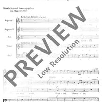 Weihnachtsmotette - Choral Score