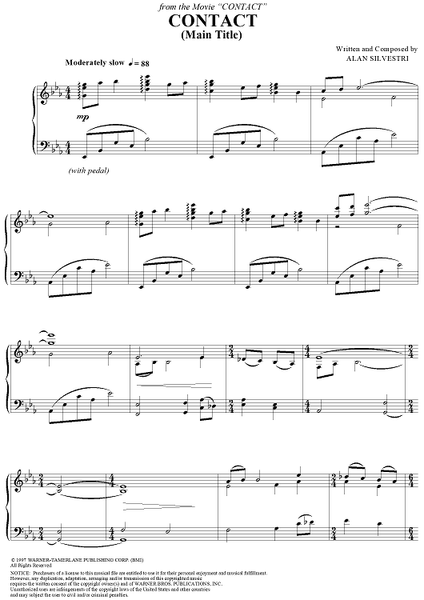 Walt Disney Intro Sheet music for Piano (Solo)